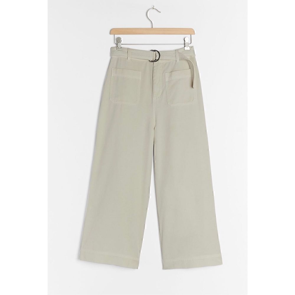 Cloth & Stone Belted Wide-Leg Pants-NWOT